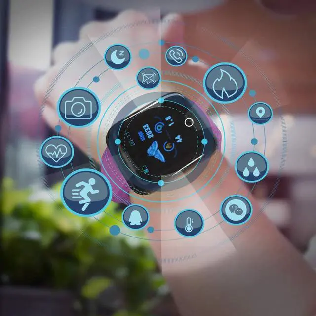 Alt view image 2 of 7 - Fitness Tracker, IP67 Waterproof 1.3" Touch Screen Heart Rate Monitor Watch Kids Activity Trackers Smart Watch for Women Men Boy Girl Sleep Monitor Step Counter Calorie Counter for Android iOS