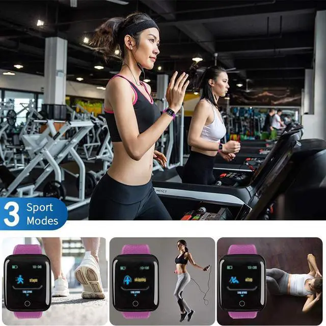 Alt view image 7 of 7 - Fitness Tracker, IP67 Waterproof 1.3" Touch Screen Heart Rate Monitor Watch Kids Activity Trackers Smart Watch for Women Men Boy Girl Sleep Monitor Step Counter Calorie Counter for Android iOS