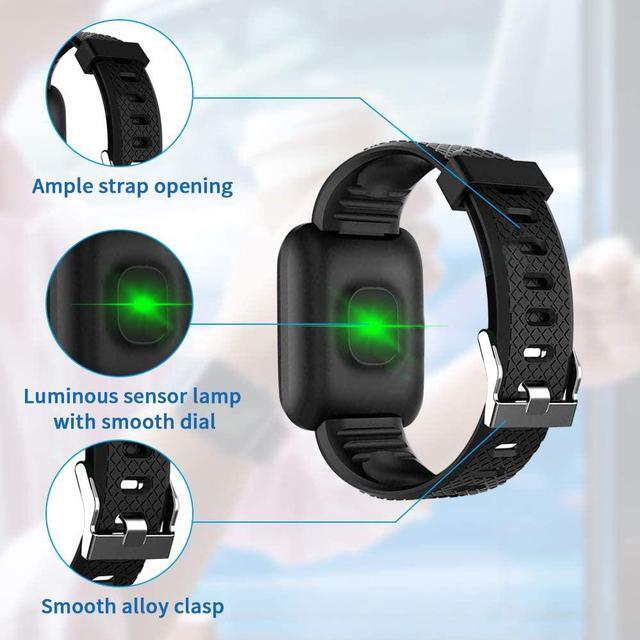 Alt view image 6 of 7 - Fitness Tracker, IP67 Waterproof 1.3" Touch Screen Heart Rate Monitor Watch Kids Activity Trackers Smart Watch for Women Men Boy Girl Sleep Monitor Step Counter Calorie Counter for Android iOS