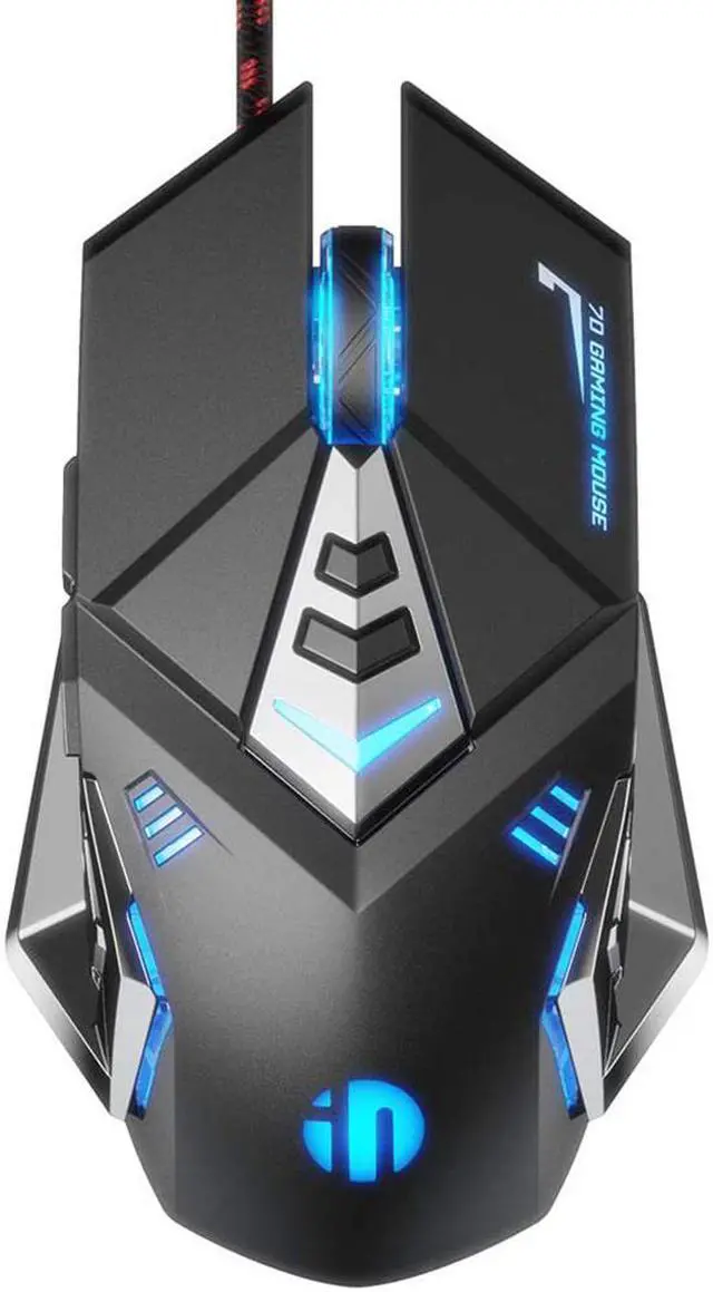 Main image of Gaming Mouse Wired, Ergonomic Game USB Computer Mice RGB Gamer Desktop Laptop PC Gaming Mouse, 7 Programmable Buttons for Windows 7/8/10/XP Vista Linux