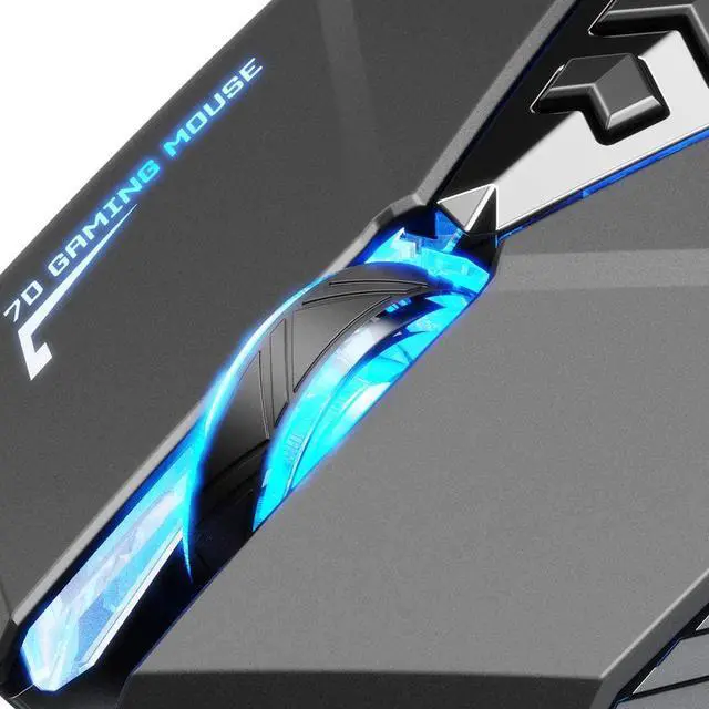 Alt view image 7 of 7 - Gaming Mouse Wired, Ergonomic Game USB Computer Mice RGB Gamer Desktop Laptop PC Gaming Mouse, 7 Programmable Buttons for Windows 7/8/10/XP Vista Linux