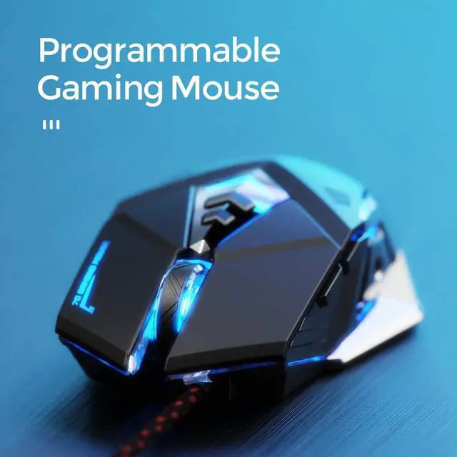 Alt view image 2 of 7 - Gaming Mouse Wired, Ergonomic Game USB Computer Mice RGB Gamer Desktop Laptop PC Gaming Mouse, 7 Programmable Buttons for Windows 7/8/10/XP Vista Linux