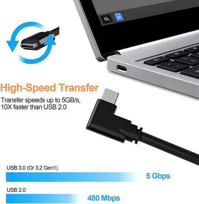 Alt view image 4 of 7 - USB A 3.0 to USB C Type C Quest Link Cable 16ft, Oculus Link Cable with Signal Booster, Streaming VR Game & Fast Charging USB C Cable Compatible for Oculus Quest1/Quest2 Headset and Gaming PC
