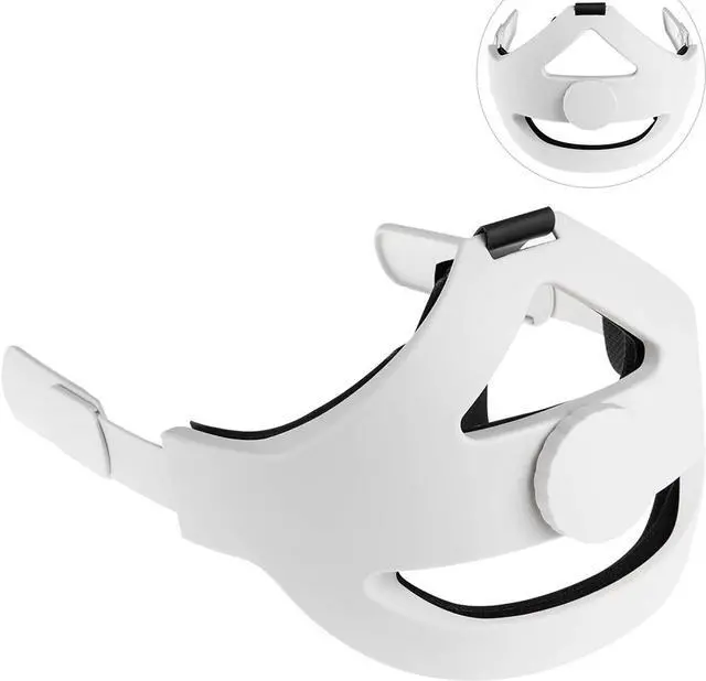 Main image of Adjustable Headband Compatible for Oculus Quest 2 with Head Cushion, Replacement for Elite Strap Comfortable Protective Head Strap Reduce Pressure