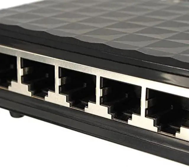 Alt view image 4 of 7 - 5-Port Gigabit Network Ethernet Switch 10/100/1000Mbps RJ45 Ports (Auto MDI/MDIX) Plug and Play Power Saving Desktop Switch