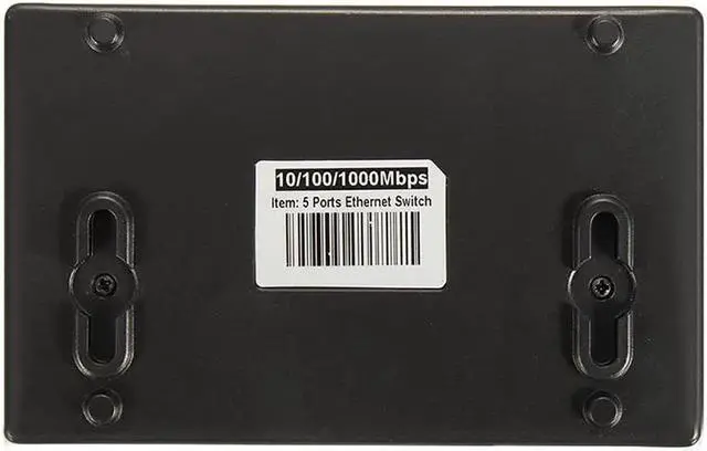 Alt view image 7 of 7 - 5-Port Gigabit Network Ethernet Switch 10/100/1000Mbps RJ45 Ports (Auto MDI/MDIX) Plug and Play Power Saving Desktop Switch