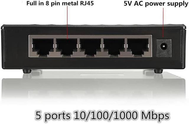 D2 Diffusion - Switch Ethernet Gigabit 5 ports 10/100/1000 Mbps