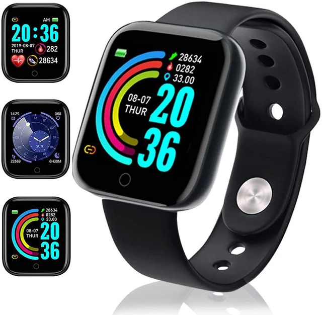 Main image of Activity Smart Watch for Androidand iOS Phones Compatible iPhone Samsung, IP65 Swimming Waterproof Smartwatch Fitness Tracker Fitness Watch Heart Rate Monitor Smart Watches for Men Women