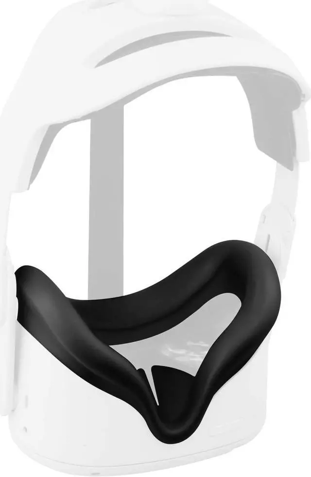 Main image of VR Face Silicone Cover Mask for Oculus Quest 2 Headset Face Pad Cushion Sweatproof Washable Light Blocking Oculus Quest 2 Accessories