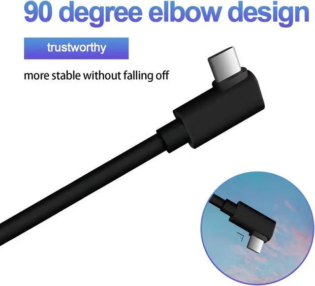 Alt view image 3 of 7 - USB C to USB C VR Link Cable 16ft / 5M, for Oculus Quest Link Cable, High Speed Data Transfer & Fast Charging USB C Cable Compatible for Oculus Quest Headset and Gaming PC
