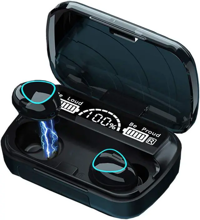 Main image of True Wireless Earbuds, TWS Bluetooth 5.0 Earbuds Wireless in Ear Headphones Wireless Earphones IPX4 Waterproof with Battery Case