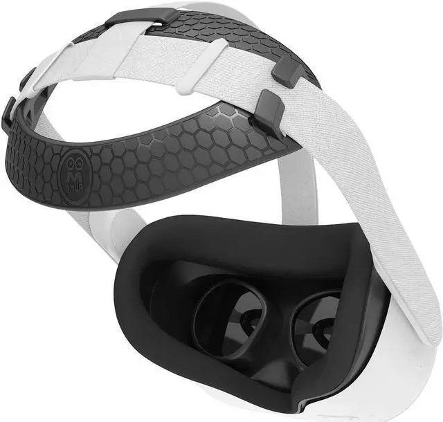 Main image of Head Back Padding, Gravity Pressure Balance Cushion Comfortable Soft TPU Pad Accessories for Oculus Quest 2 Headset (Black)