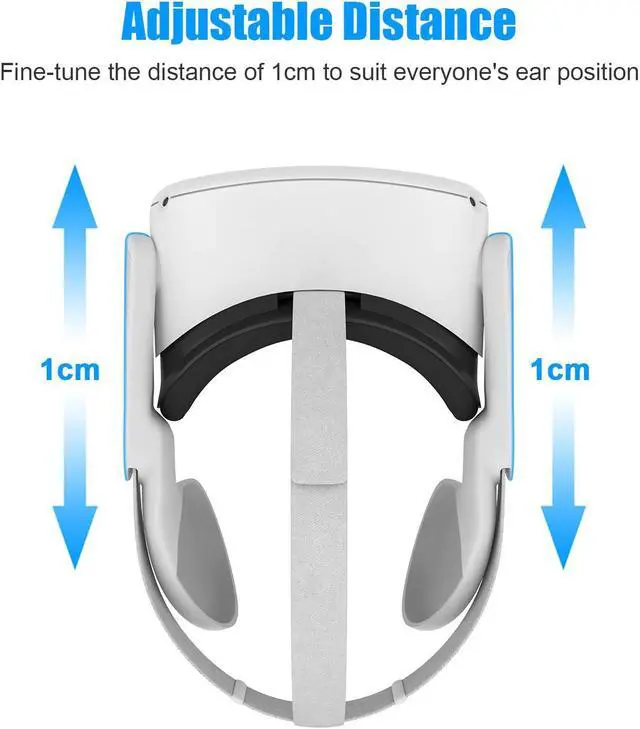 Alt view image 3 of 7 - Silicone Ear Muffs for Oculus Quest/Quest 2 VR Headset, A Enhancing Sound Solution for Oculus Quest/Quest 2 Headphone Accessories (Gray, 1 Pair)