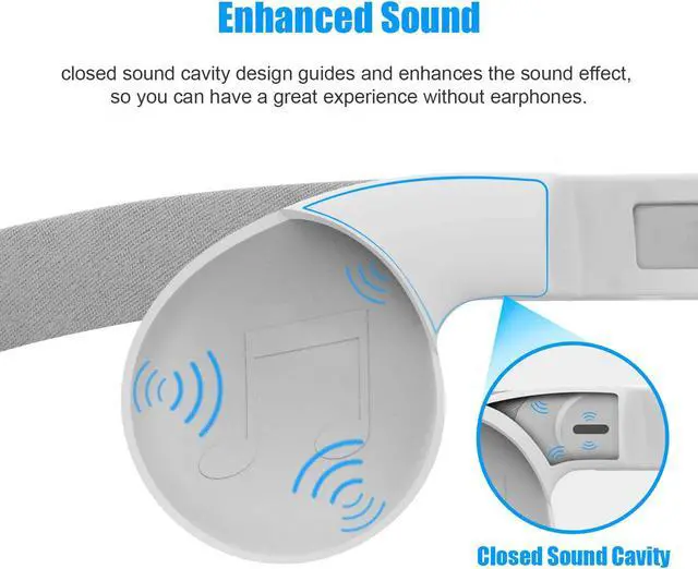 Alt view image 6 of 7 - Silicone Ear Muffs for Oculus Quest/Quest 2 VR Headset, A Enhancing Sound Solution for Oculus Quest/Quest 2 Headphone Accessories (Gray, 1 Pair)