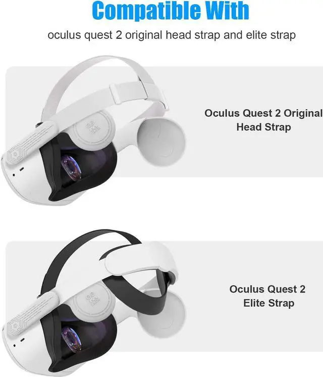 Alt view image 7 of 7 - Silicone Ear Muffs for Oculus Quest/Quest 2 VR Headset, A Enhancing Sound Solution for Oculus Quest/Quest 2 Headphone Accessories (Gray, 1 Pair)
