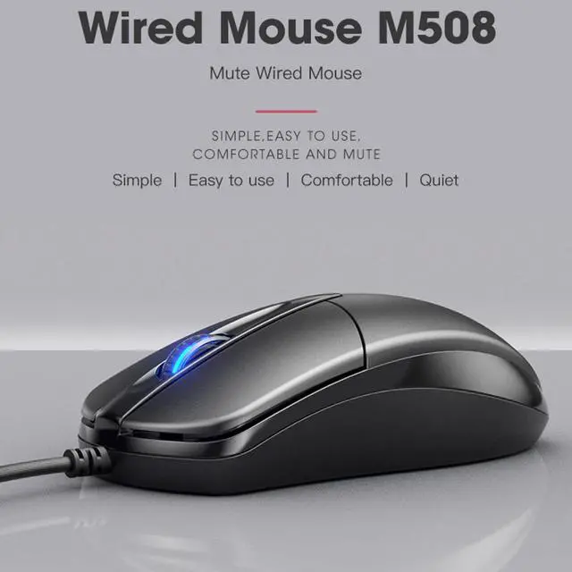 Alt view image 2 of 7 - Wired USB Mouse, Computer Mouse Wired for Office and Home, 1200 DPI Optical Mouse, Ergonomic Shape Gaming Mice for Laptop Office Notebook PC Gamer Gaming Accessories