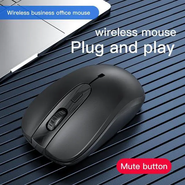 Alt view image 3 of 7 - Wireless Mouse, 2.4G Rechargeable Silent Ergonomic Mouse for Laptop with USB Receiver, Portable Cordless Mice with 3 Adjustable DPI Levels up to 1600dpi for Windows, PC, Chromebook, MacBook, Linux