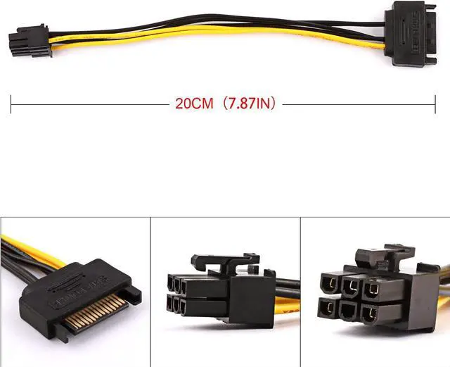 Alt view image 6 of 7 - Mining Graphics Card PCIe Riser VER 009S 16x to 1x Powered Riser Adapter Card w/ USB 3.0 Extension Cable & 6-Pin PCI-E to SATA Power Cable | Bitcoin | Ethereum Mining