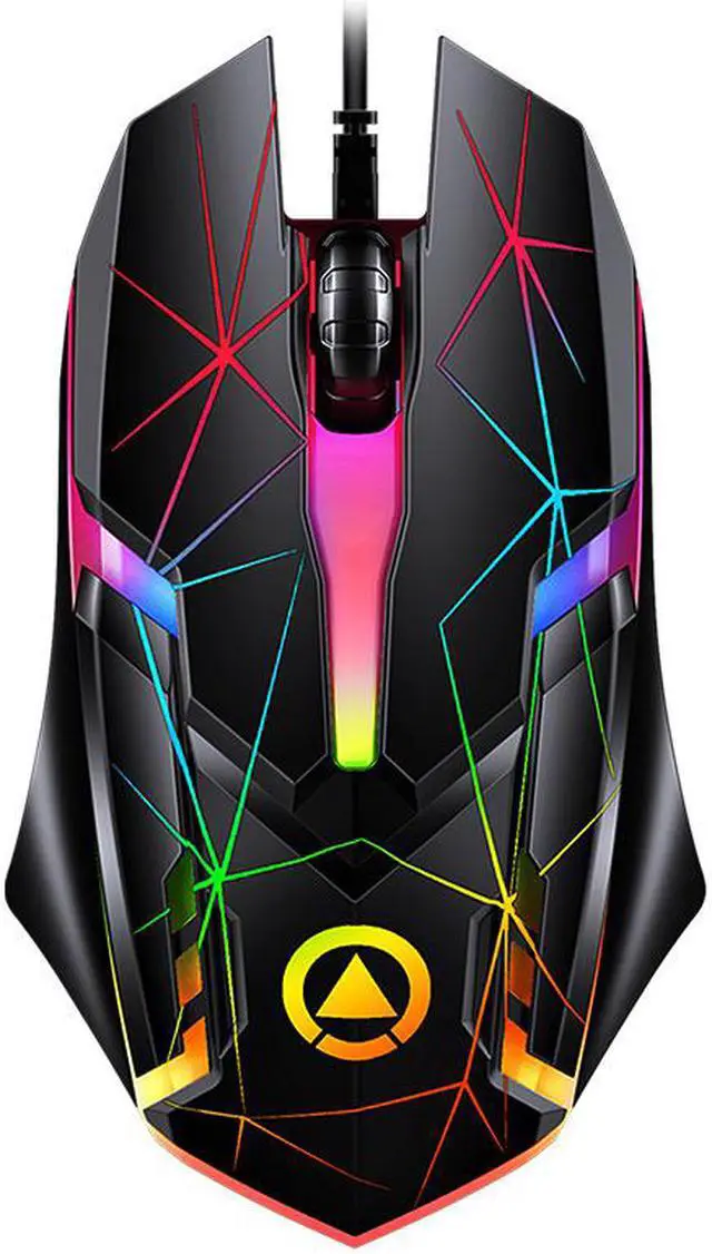 Main image of Wired Gaming Mouse, USB Optical Mouse with 3 Buttons, 1200DPI Wired Ergonomic USB Computer Mouse, Desktop Laptop PC Gaming Mouse (Black)