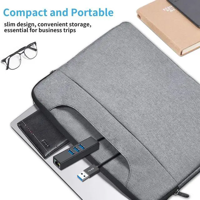 Alt view image 7 of 7 - USB 3.0 Hub to 3x USB3.0 1x RJ45 Ethernet Adapter, with RJ45 10/100/1000 Gigabit Ethernet LAN Network to USB Adapter for Windows PC, Linux, MacBook, Ultrabook, Notebooks, Tablets, Aluminum (Black)