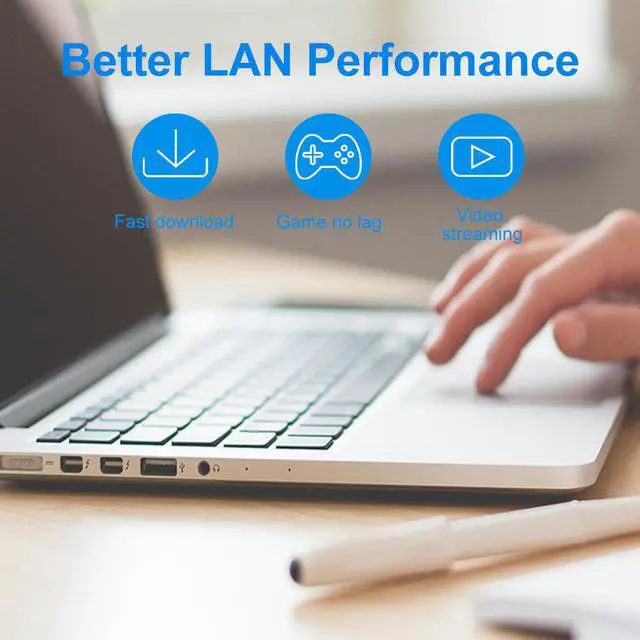 Alt view image 3 of 7 - Ethernet Cable RJ45 Cat7 10Gbps 1000Mhz Lan Cable UTP RJ45 Network Cable for Cat7 Compatible Patch Cord for Modem Router Gaming Cable Ethernet (10ft / 3M)