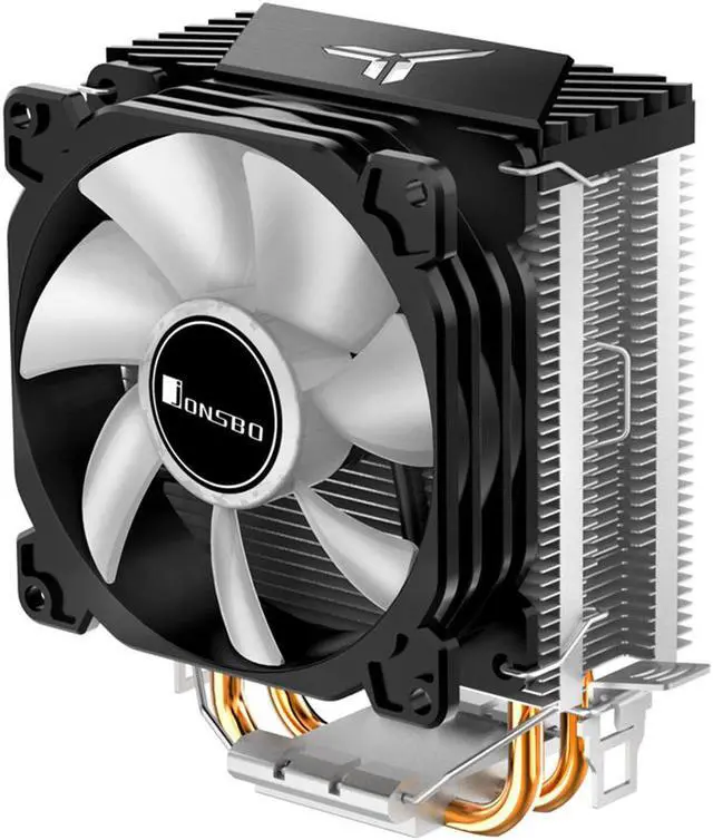 Alt view image 7 of 7 - 2 Heat Pipe Tower CPU Cooler RGB 3Pin Cooling Fans Heatsink for LGA 775/1150/1151/1155/1156 AM4/AM3+/AM2+/FM2+/FM1