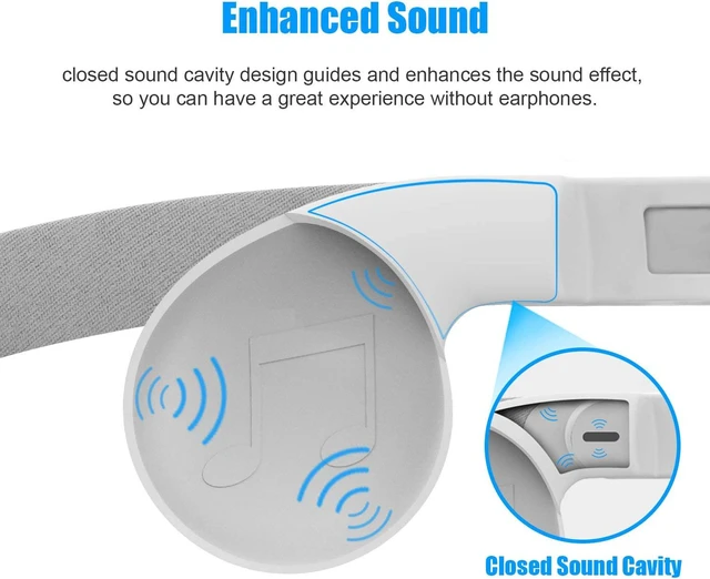 Alt view image 6 of 7 - VR Silicone Face Cover & Ear Muffs for Oculus Quest 2 Headset, Sweatproof Waterproof Anti-Dirty Replacement Facial Cushion and Enhance Headset Sound Headphone Extension Cover (Gray, 1 Set)