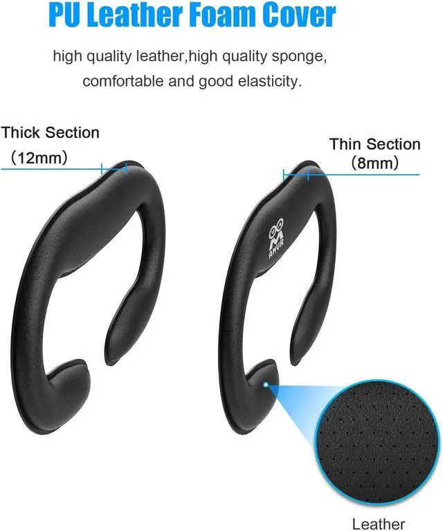Alt view image 4 of 7 - Resilient VR Facial Vent Soft Interface Bracket & Anti-Leakage Light PU Leather Foam Face Cover Replacement Pad Custom Comfort Accessories 7-Piece Set for Oculus Quest 2 (Orange,7-in-1)