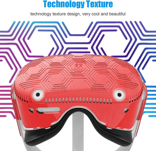 Alt view image 5 of 7 - VR Headset Protective Shell, Light & Durable Front Face Cover for Oculus Quest 2 Accessories, Preventing Collisions and Scratches