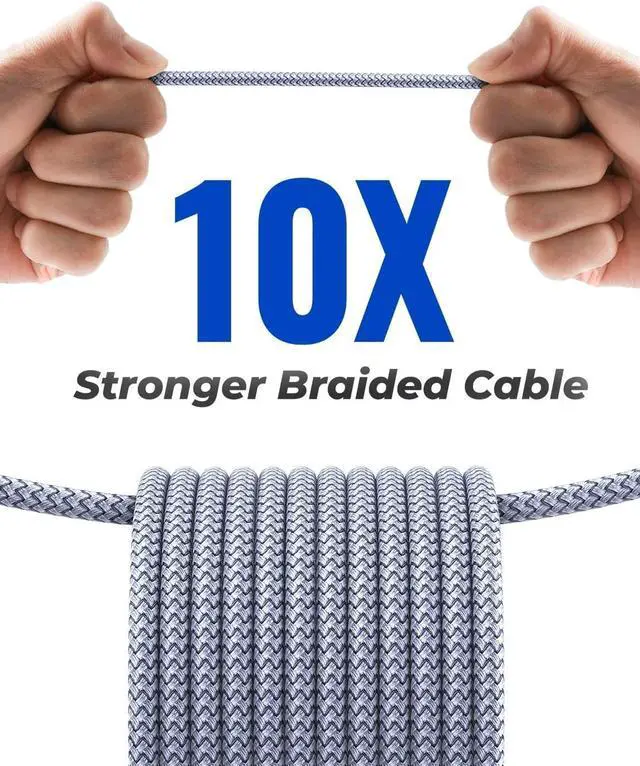Alt view image 5 of 7 - 2 PACK 6.6FT+6.6FT, USB 3.0 Extension Cable Type A Male to Female Extension Cord DURABLE BRAIDED MATERIAL Fast Data Transfer Compatible with USB Keyboard, Mouse, Flash Drive, Hard Drive