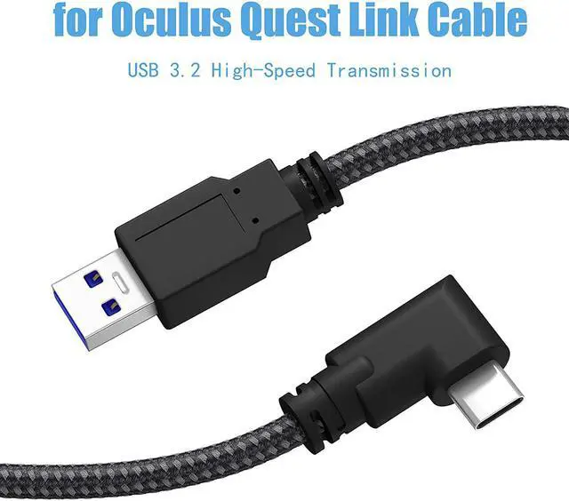 Alt view image 5 of 7 - USB 3.0 A to C VR Link Cable for Oculus Quest 2 10ft / 3M, USB C 3.2 Gen1/ 5Gbps Oculus Quest 2 Link Cable, Fast Charging & PC Data Transfer Compatible for Oculus Quest 1 / Quest 2 Headset Link Cord