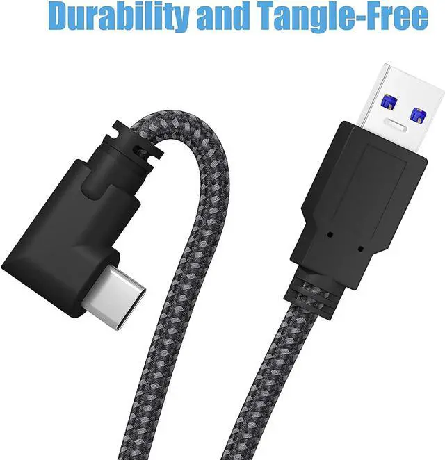 Alt view image 4 of 7 - USB 3.0 A to C VR Link Cable for Oculus Quest 2 20ft / 6M, USB C 3.2 Gen1/ 5Gbps Oculus Quest 2 Link Cable, Fast Charging & PC Data Transfer Compatible for Oculus Quest 1 / Quest 2 Headset Link Cord
