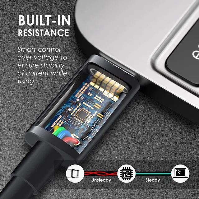 Alt view image 4 of 7 - for Ocu-lus Quest 2 Link Cable, 16ft/5M VR Headset Cable for Me-ta Quest 3S/3/2/Quest 1, USB 3.0 Type C to USB Type C, Compatible for Ocu-lus Quest 3/3S/2/1 Data Transfer Charging Cord for Gaming PC