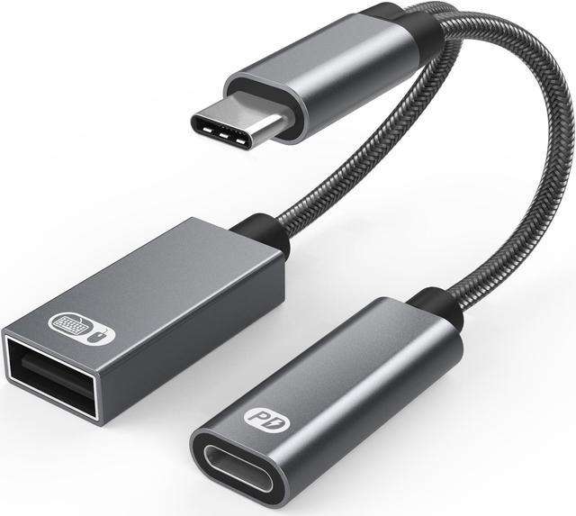 CÂBLE/ADAPTATEUR OTG USB-C VERS USB FEMELLE POUR SAMSUNG XIAOMI GOOGLE  TABLETTE