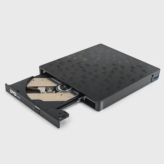 Alt view image 7 of 7 - External CD DVD +/-RW Drive with SD/TF Memory Card Slot and USB Ports, 7 in 1 USB 3.0 Type C Portable CD/DVD Player Burner Reader Writer External DVD Drive for Laptop PC Windows 11/10, Linux, MacOS