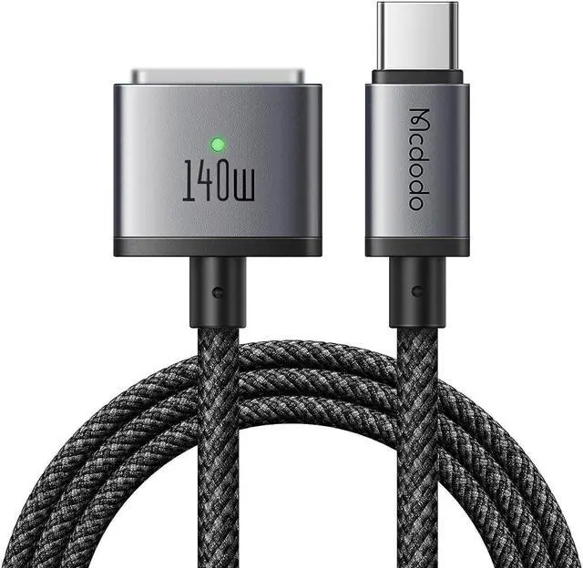 Main image of 140W USB-C to Magnetic 3 Cable, Compatible with M-a-c-B-o-o-k Pro 2021 M1 Pro & Max Chip 14" 16", M-a-c-B-o-o-k Air 2022 M2, Pro 2023 M2 Pro & Max Chip 14" 16", Safe 3 Cable for M-a-c-B-o-o-k - 6.6ft
