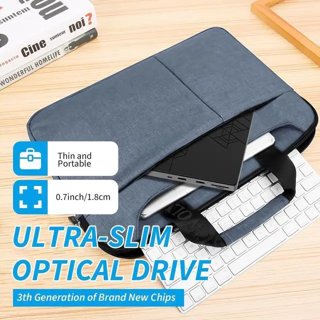 Alt view image 6 of 7 - [5 in 1] External DVD Drive, External DVD CD Drive USB 3.0 Type-C DVD/CD+/-RW Burner Drive with USB Port & SD TF Slot, External Optical DVD Drive for Windows XP/2003/Vista/7/8.1/10,Linux,Mac OS System