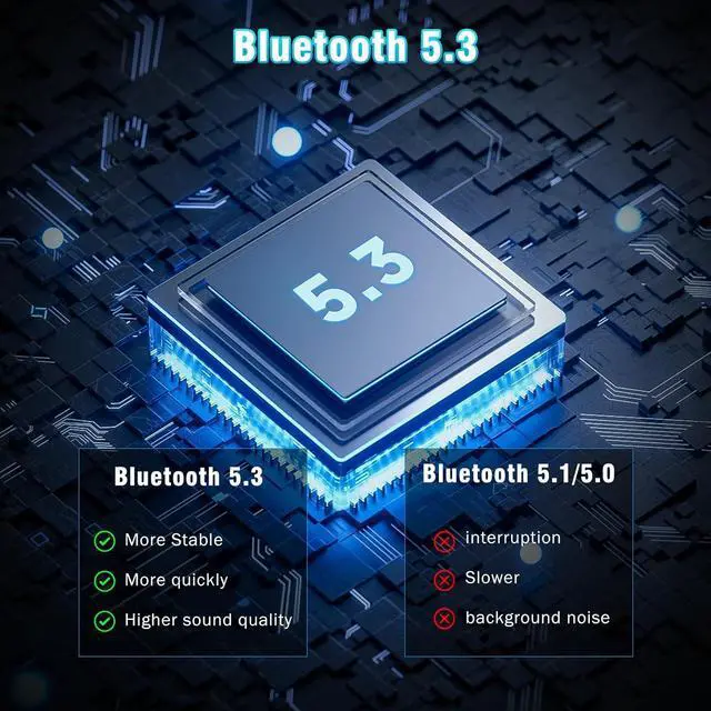 Alt view image 6 of 7 - USB Bluetooth 5.3 Adapter for PC Supports Windows 11/10/8.1/7, Plug &Play For Win11/10, Mini Bluetooth 5.3+ EDR Bluetooth Dongle Receiver &Transmitter for PC,Laptop,Keyboard,Mouse,Headsets,Speakers