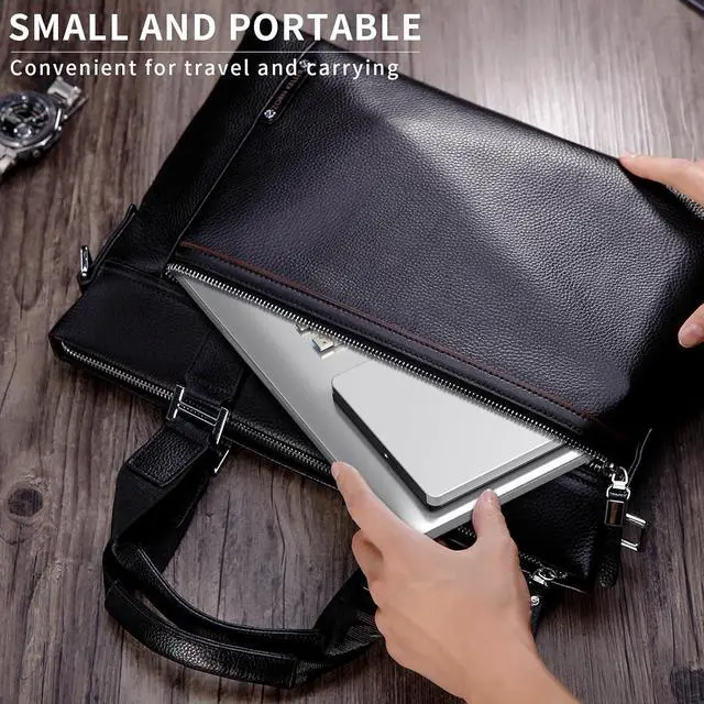 Alt view image 7 of 7 - External Blu-ray Drive, BD Player with Read/Write Capability Portable Blu-ray CD/DVD Drive Burner with USB 3.0 and Type-C DVD Burner 3D Blu-ray Drives Compatible with Windows and Mac OS PC Laptops