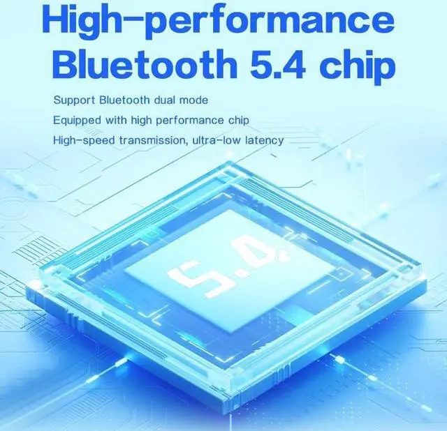 Alt view image 4 of 7 - USB Bluetooth 5.4 Adapter for PC, Wireless USB Adapter, Bluetooth 5.4 Dongle Receiver, Realtek Chips, Stable Performance, Support Win 11/10/8.1/7, for Desktop, Laptop, Headset, Gamepad giyqxHw