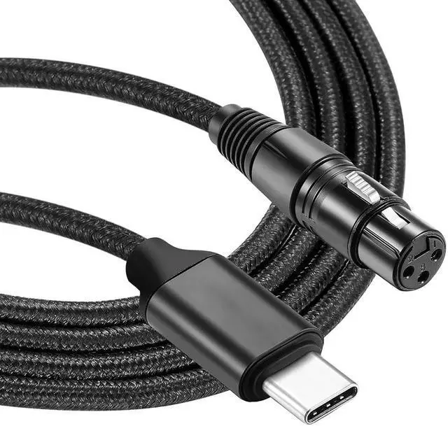 Main image of IHDAPP 3.3ft/1M Female XLR to USB C, USB C to XLR Female Cord for Microphone, Compatible Microphone Recording Audio Cable, XLR Female to USB C Microphone Audio Cable Connected to Smartphone,Tablet
