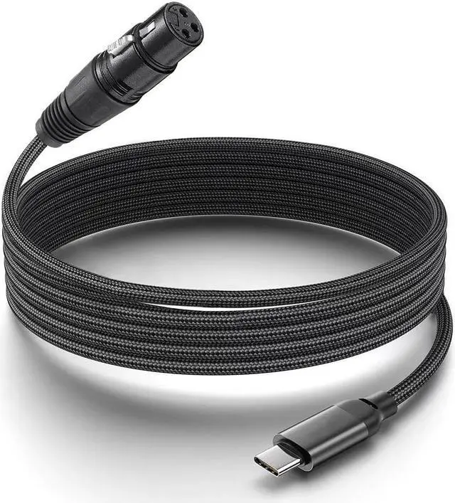 Main image of IHDAPP 6.6ft/2M Female XLR to USB C, USB C to XLR Female Cord for Microphone, Compatible Microphone Recording Audio Cable, XLR Female to USB C Microphone Audio Cable Connected to Smartphone,Tablet
