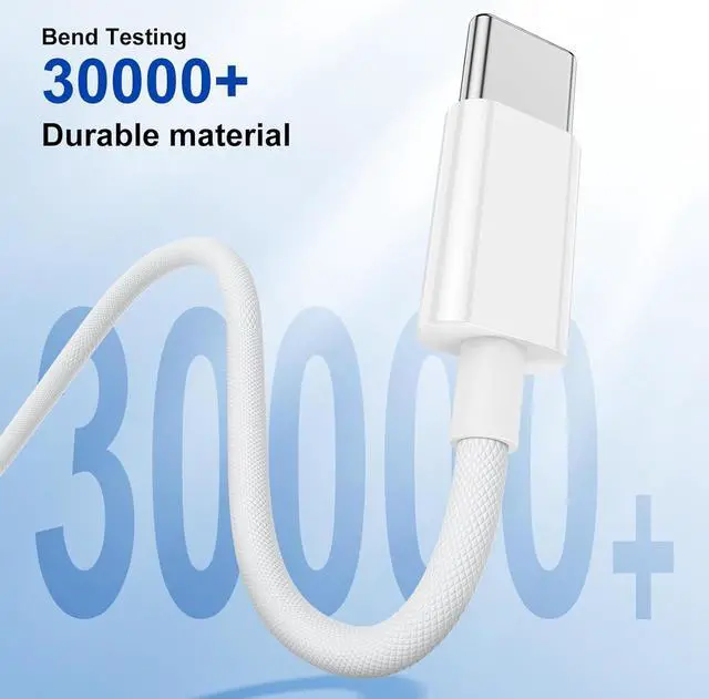 Alt view image 5 of 7 - IHDAPP USB C to USB C Cable 6Ft/2M for i-Phone 16 15 Charger Cord [3-Pack], 60W 3.1A USB C to C Cables Fast Charging for i-Phone 16/15 Pro/Plus/ProMax,Mac-Book Air, Mac-Book Pro 2024 Sa-m-su-ng S24/23