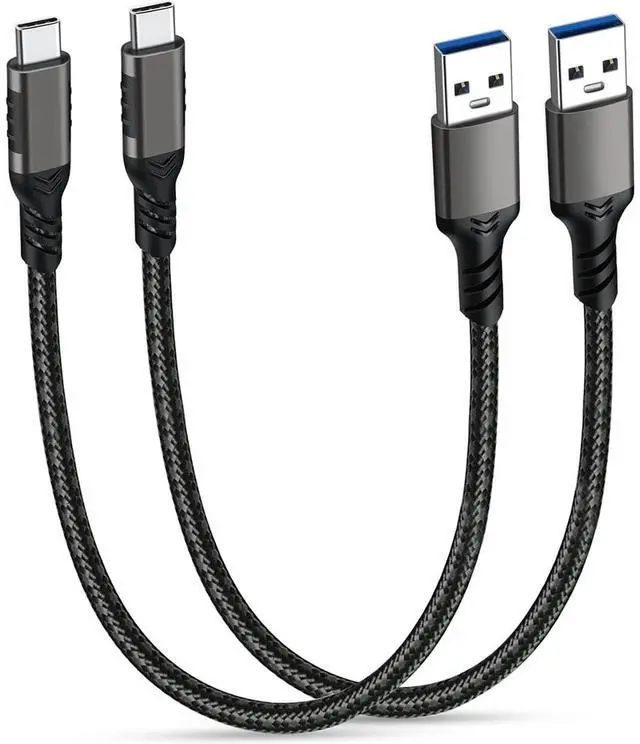 Main image of IHDAPP USB A to USB C Cable (2 Pack 1.6FT), USB 3.1/3.2 10Gbps Data Transfer and 60W 3A USB C Fast Charging Cable for Sa-m-su-n-g Galaxy External SSD and Other Type C Phone Laptop PC Devices