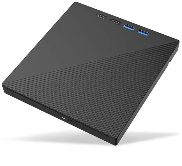 Alt view image 7 of 7 - IHDAPP 7 in 1 External DVD Drive with 4 USB Ports & SD/TF Slots, USB 3.0 & Type-C External CD/DVD Drive for Laptop, Portable CD/DVD +/-RW Disk Drive, CD/DVD Burner CD ROM External Drive for Desktop PC