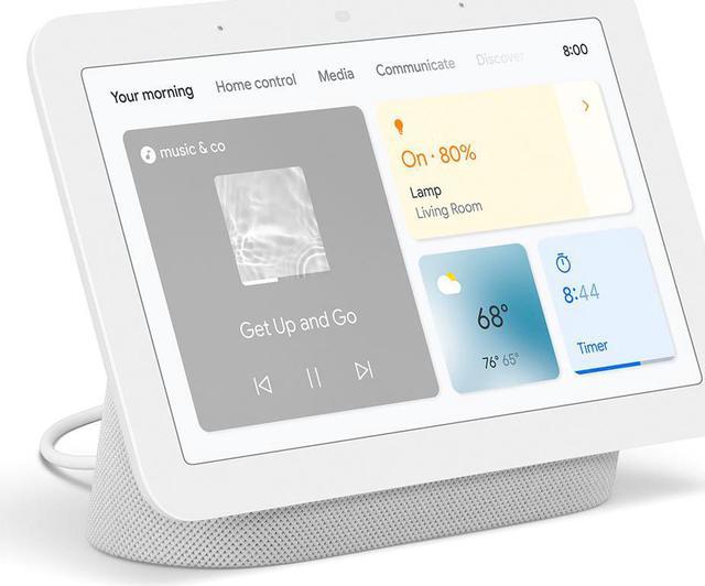 Google Nest Hub (2nd Gen) with Google Assistant - Chalk - Newegg.ca