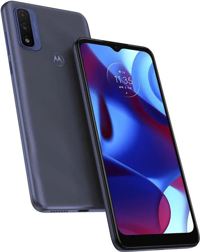 Alt view image 4 of 15 - Motorola Moto G Pure XT2163-4 4G LTE Unlocked Cell Phone 6.5" Deep Indigo 3GB RAM