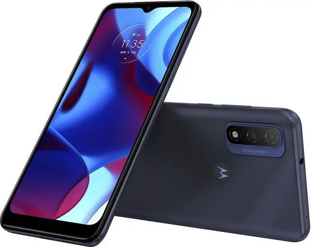 Alt view image 6 of 15 - Motorola Moto G Pure XT2163-4 4G LTE Unlocked Cell Phone 6.5" Deep Indigo 3GB RAM