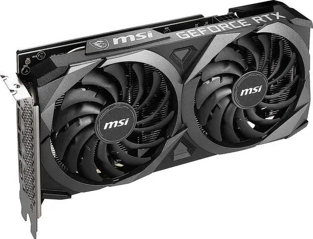 Alt view image 7 of 7 - MSI Gaming GeForce RTX 3060 12GB 15 Gbps GDRR6 192-Bit HDMI/DP PCIe 4 Torx Twin Fan Ampere OC Graphics Card (RTX 3060 Ventus 2X 12G OC)