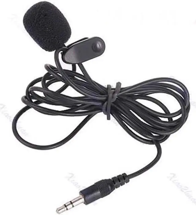Alt view image 3 of 4 - 3.5mm AUX Mini Lavalier Microphone Hands Clip On Mini Lapel Mobiloe Phone Microphone Portable Mic